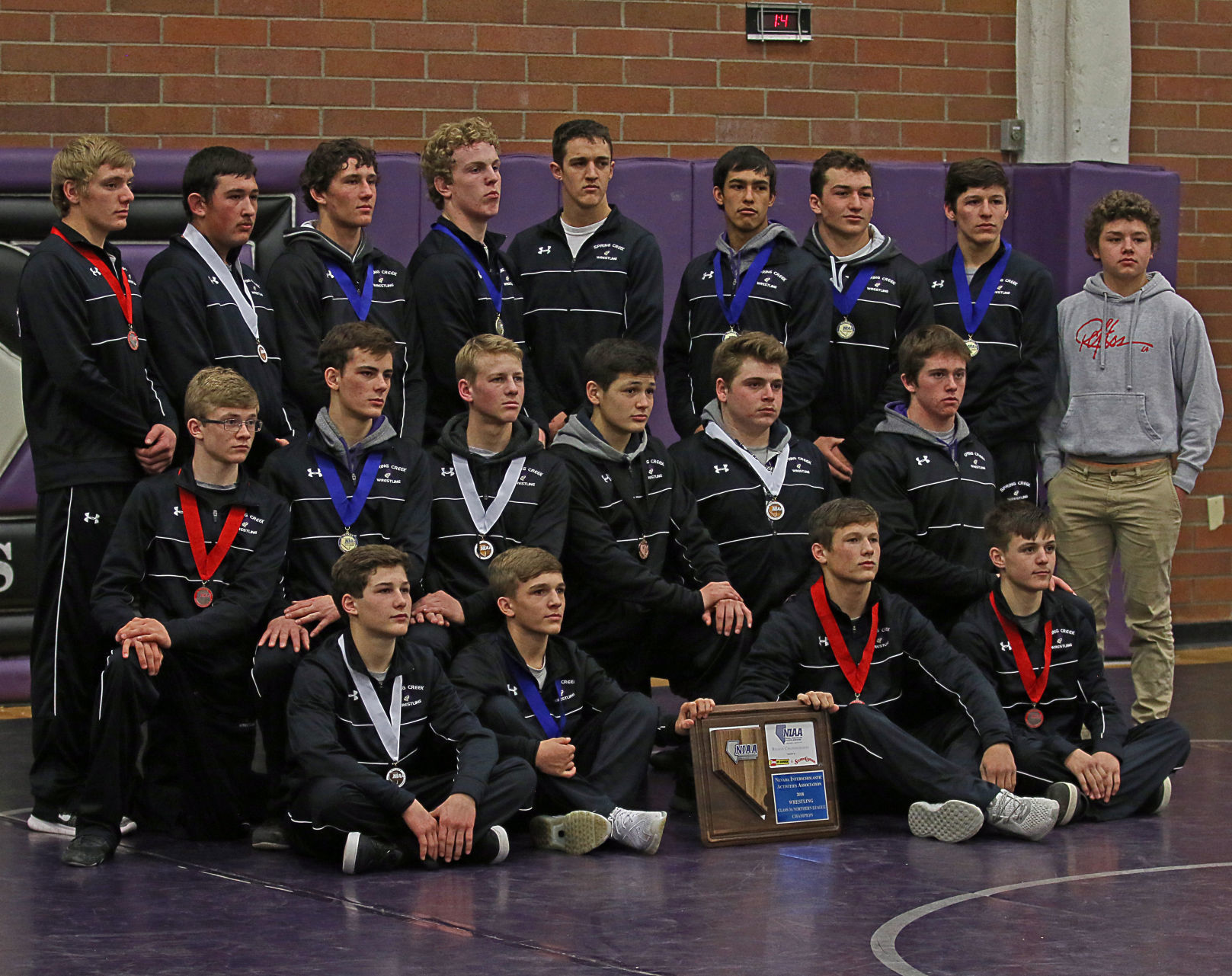 Spring Creek Spartans -- 2018 Division 3A North champions